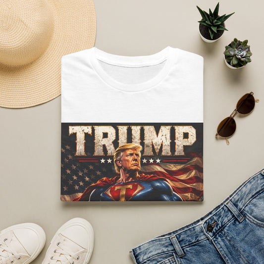 Trump Superhero T-Shirt — "Make America Great Again" Patriotic Tee
