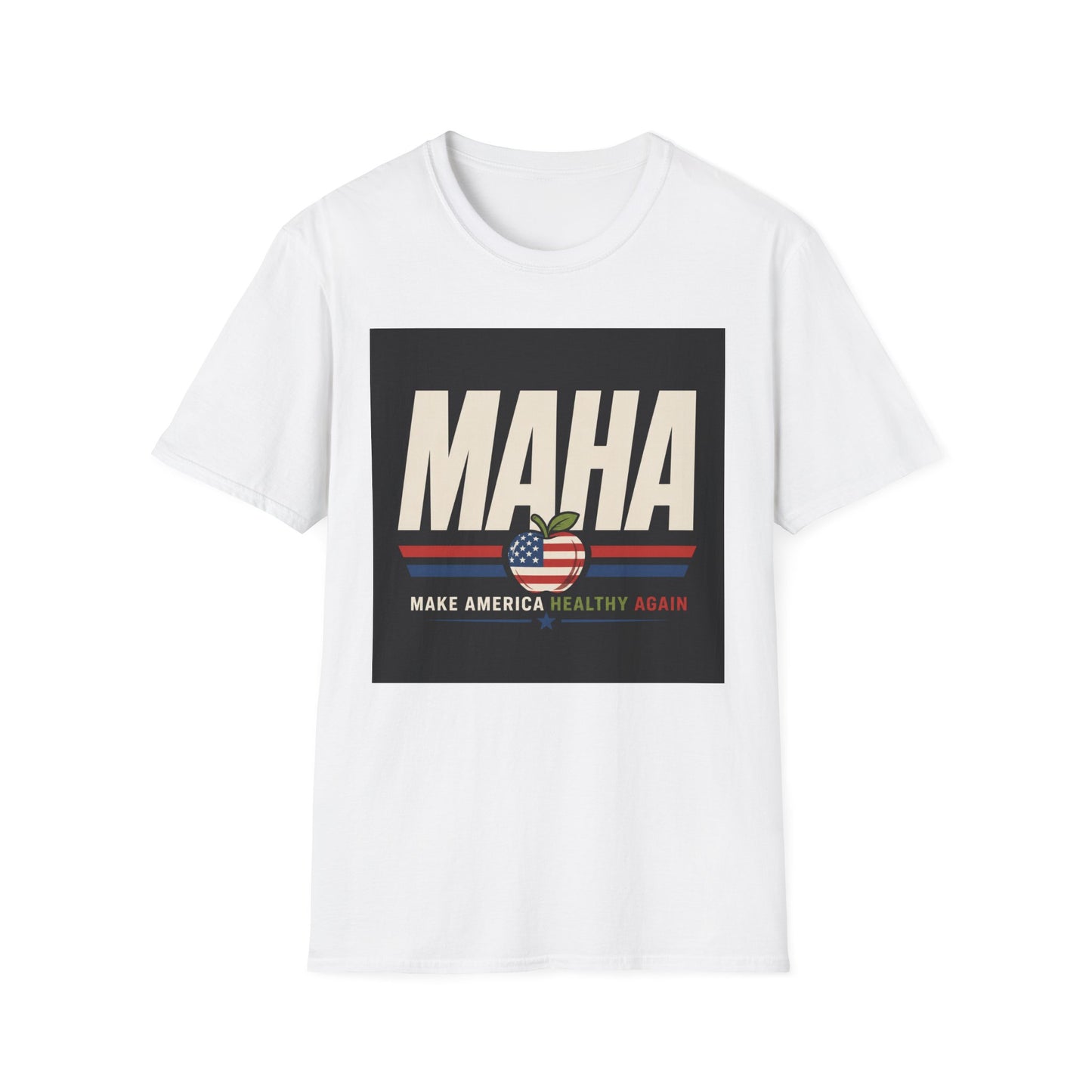 MAHA Retro Graphic T-Shirt — Make America Healthy Again Patriotic Tee
