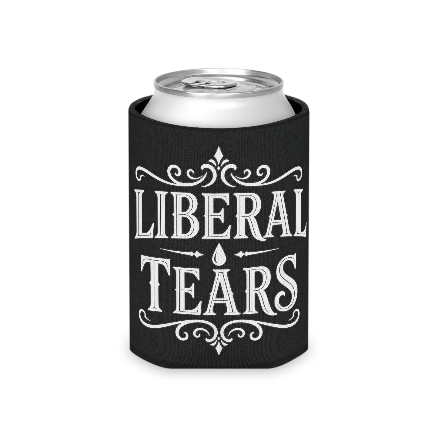 Beer Koozie — "Liberal Tears" Black