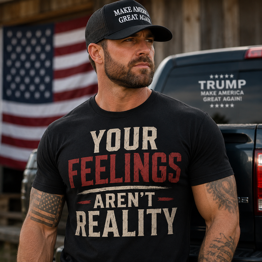 Your Feelings Aren't Reality T-Shirt — Funny Sarcastic Quote Tee