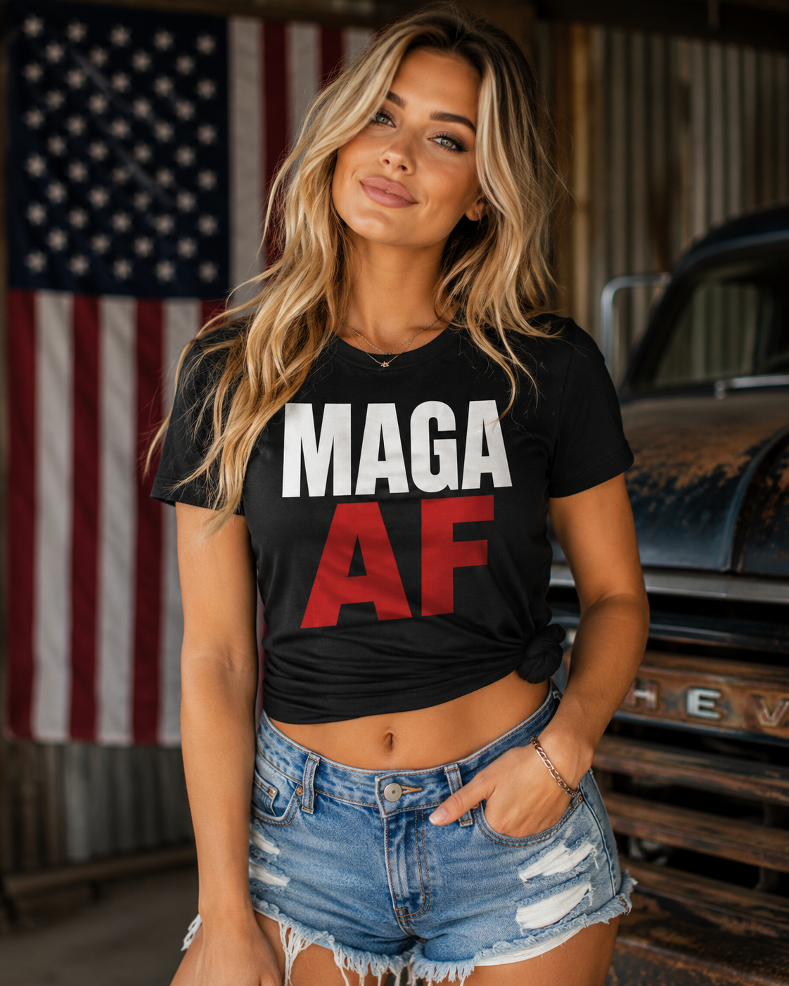 MAGA AF T-Shirt — Bold Political Statement Tee