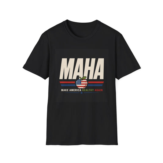 MAHA Retro Graphic T-Shirt — Make America Healthy Again Patriotic Tee