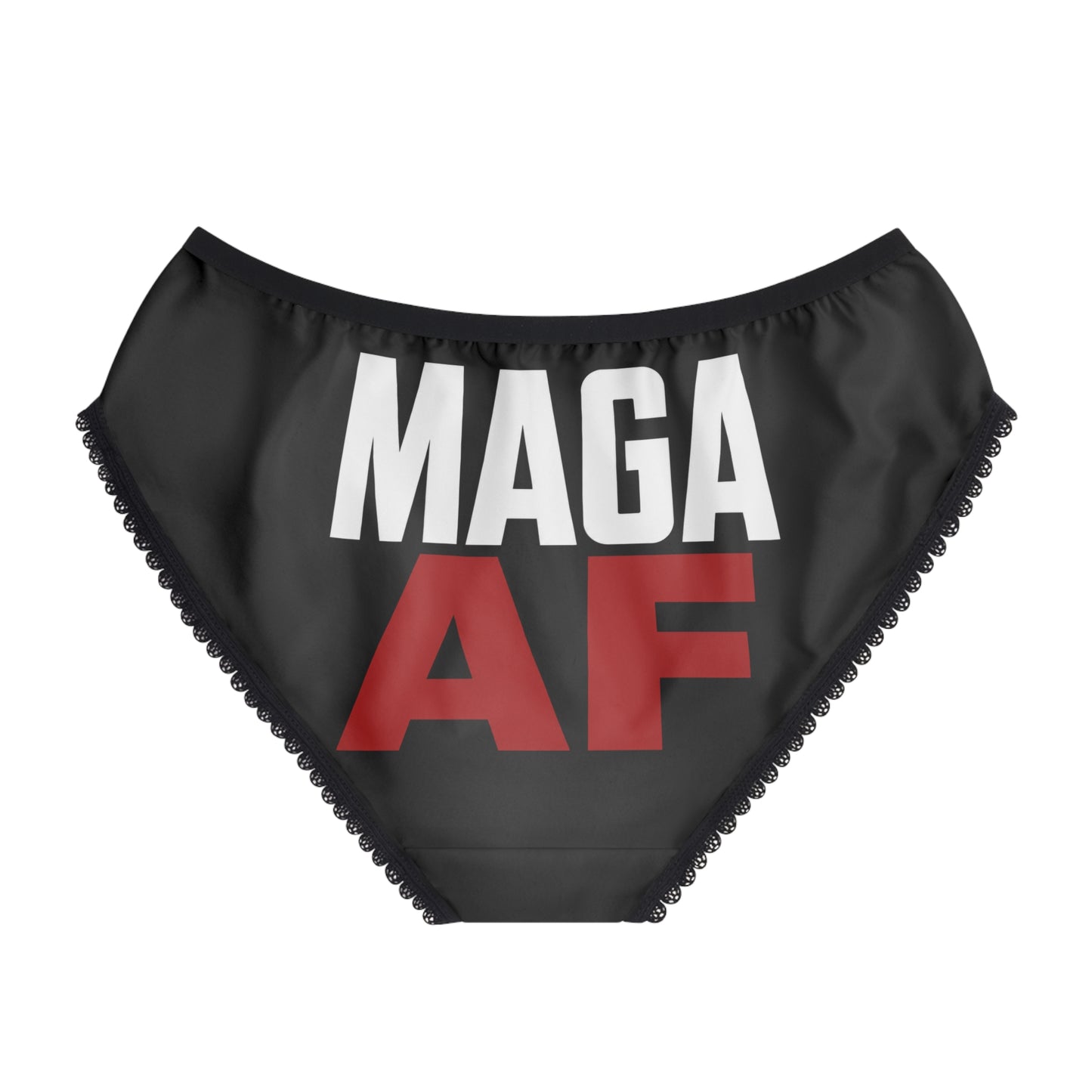 MAGA AF Women's Briefs — Political Statement All-Over Print Underwear