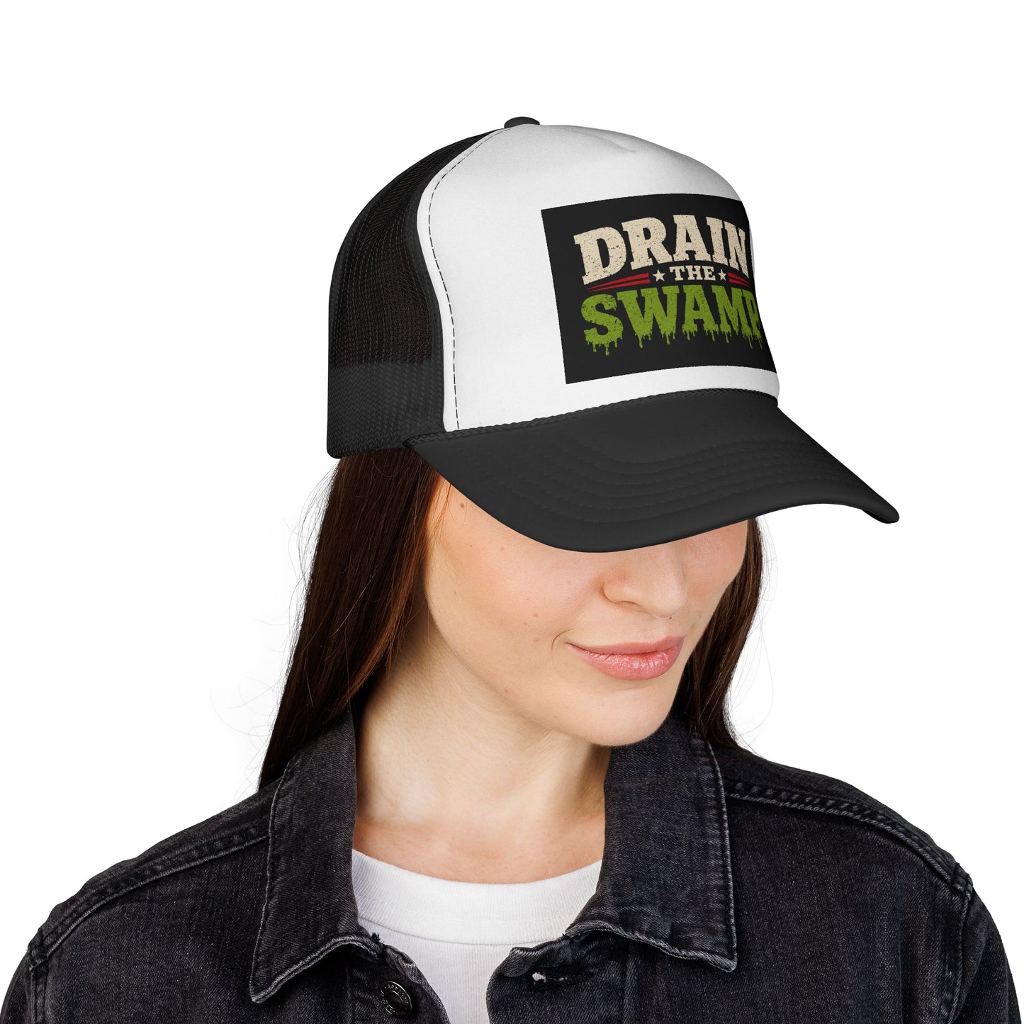 Drain the Swamp Trucker Hat – Political Mesh Cap
